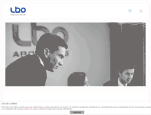 Tablet Screenshot of lbo-abogados.com